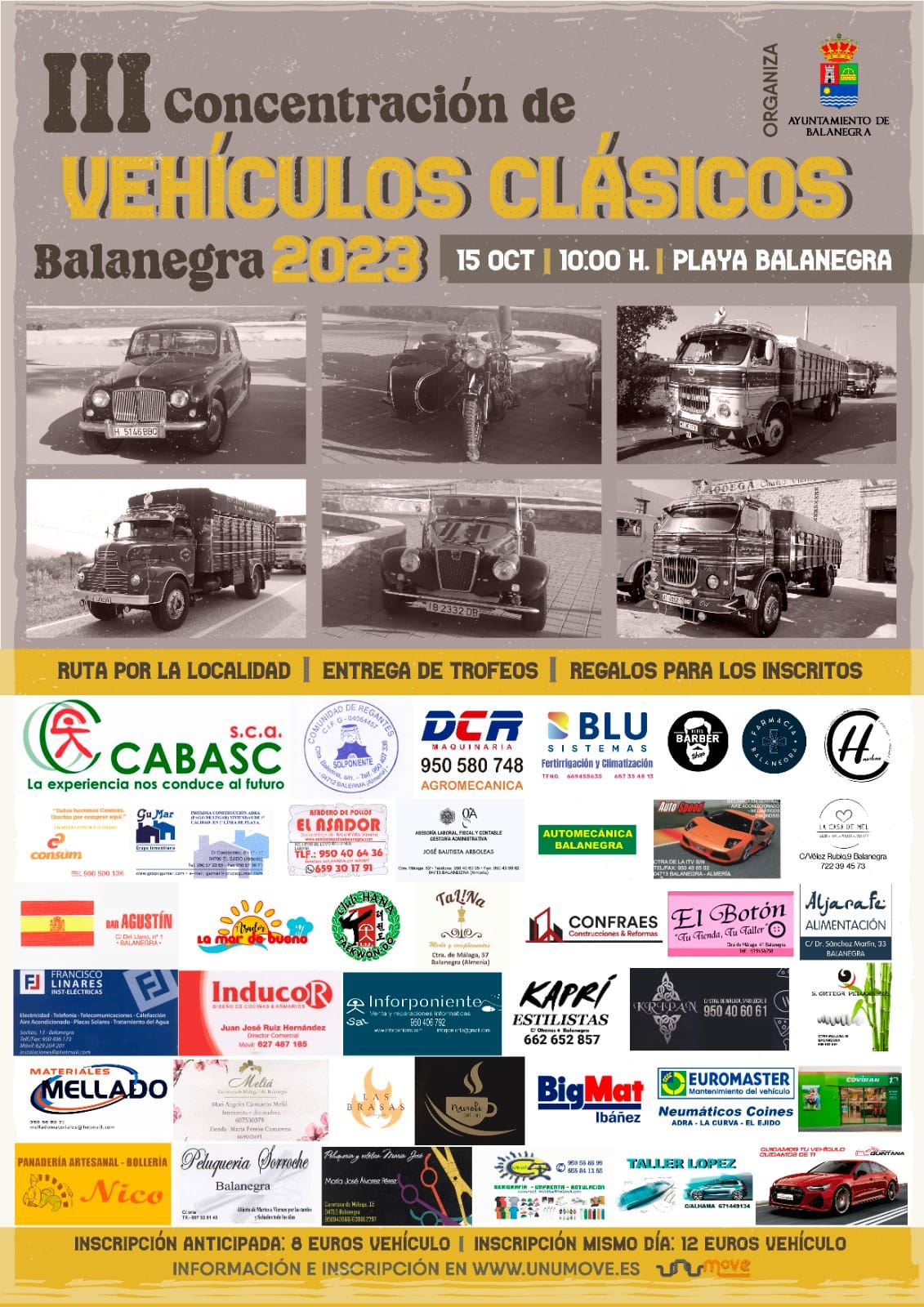 CARTEL-III-CONCENTRACION-VEHICULOS-CLASICOS-BALANEGRA-2023-UNUMOVE-1-1.jpg III CONCENTRACIÓN DE CLÁSICOS BALANEGRA - 15 de OCTUBRE - Imagen 1